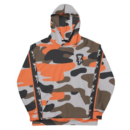 Dedicated Orange, Grey & Navy - Unisex Hoodie