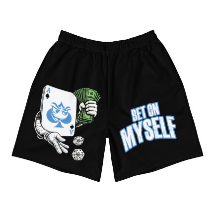 Bet On Myself Black - All-Over Print Unisex Athletic Long Shorts