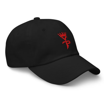 YP Crown Logo Black & Red - Dad hat